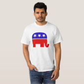 T-shirts des éléphants républicains (Devant entier)