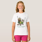 T-shirts des petites filles vikings (Devant entier)