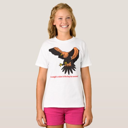 T-shirts design customisés Eagle's Eye Premium (Devant entier)