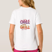 T-shirts design mode pour filles pour enfants (Dos)