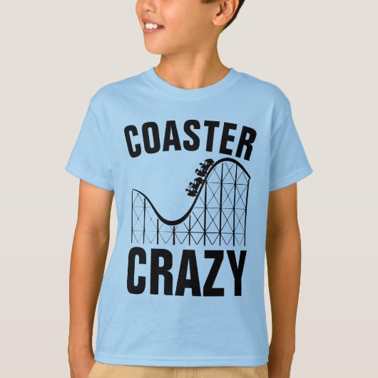 T-shirts DESSOUS DE VERRE ROLLERCOASTER (Devant)
