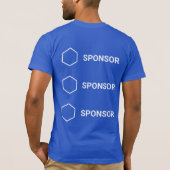 T-shirts d'événements sponsorisés (jusqu'à 3 logos (Dos)