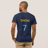 T-shirts Dhoni (Dos entier)