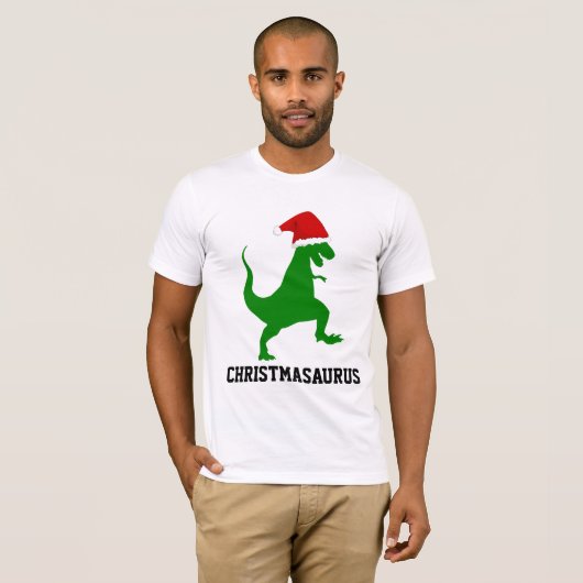 T-shirts DINOSAUR DE NOËL (Devant entier)