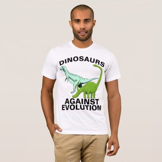 T-shirts DINOSAUR INTELLIGENT DESIGN (Devant entier)