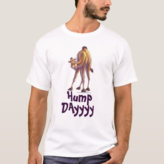 T-shirts diurnes de pomme de chameau (Devant)