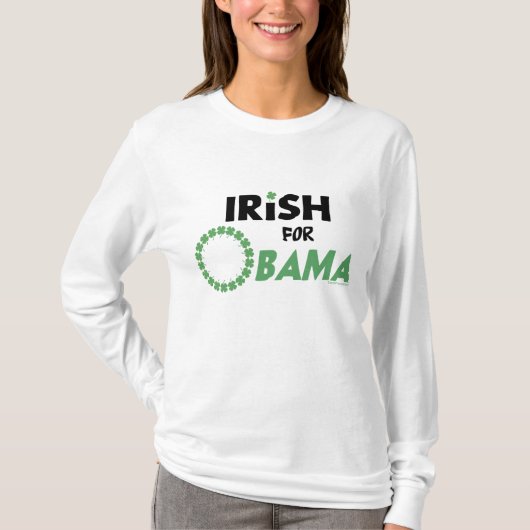 T-shirts d'Obama d'Irlandais (Devant)