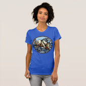T-shirts d'ours polaires Chemises d'art d'ours aut (Devant entier)