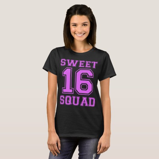 t-shirts doux 16 squad (Devant entier)