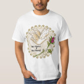T-shirts Dove Mariage Rings (Devant)