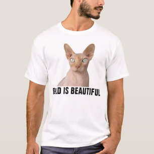 T-shirts drôle de chat chauve de Sphynx
