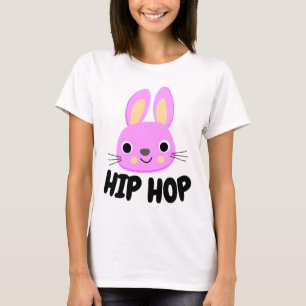 T-shirts drôle, lapin de HIP HOP