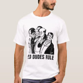T-shirts Drôle Papa, VIEUX DUDES RULE (Devant)