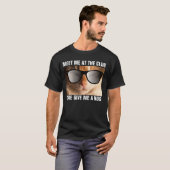 T-shirts drôles de chat de hip hop (Devant entier)