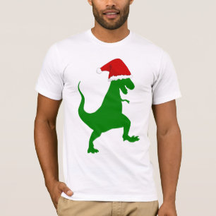 T-shirts DRÔLES DE DINOSAUR DE NOËL