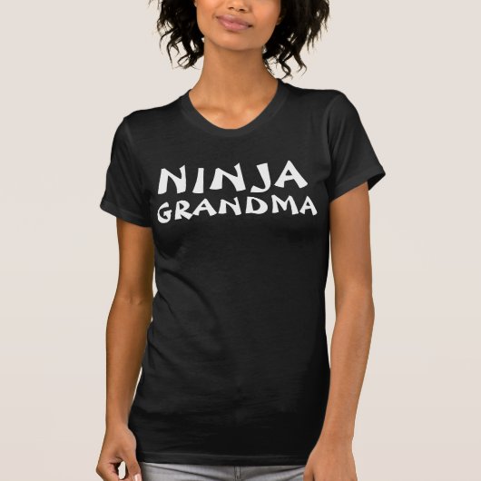 T-Shirts drôles de GRAND-MÈRE NINJA (Devant)