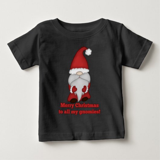 T-shirts drôles de Noël avec des gnomes (Devant)
