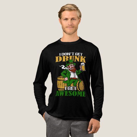 T-shirts drôles de St-Patrick pour hommes (Recto complet)