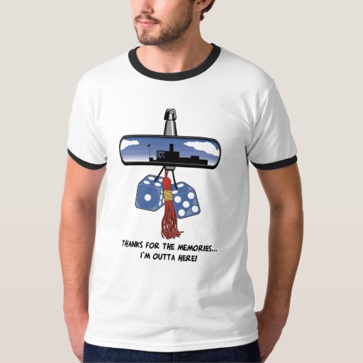 T-shirts drôles d'obtention du diplôme (Devant)