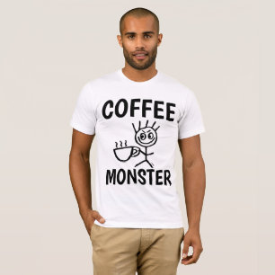 T-shirts drôles MONSTER-CAFÉ