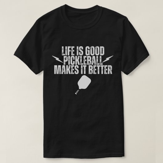 T-shirts drôles pour hommes de Pickleball | Pickle (Design devant)