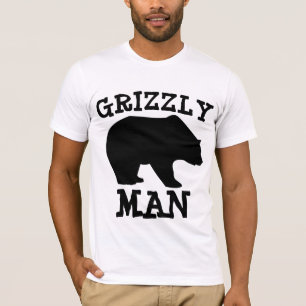 T-Shirts drôles pour hommes, GRIZZLY MAN