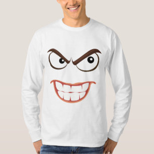 T-shirts drôles pour hommes, VISAGE DÉMENT
