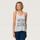 T-shirts drôles pour SŒUR, TWISTED (Devant entier)