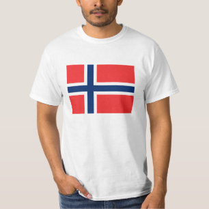 T-shirts du drapeau norvégien pour la Norvège