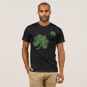 T-shirts du jour de St Patrick - shamrock en (Devant entier)
