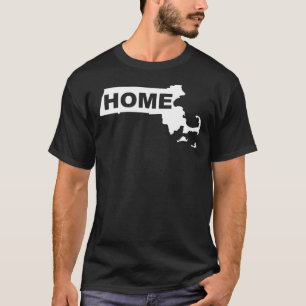 T-shirts du Massachusetts, loin de chez soi