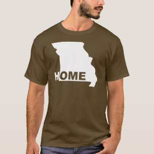 T-shirts du Missouri, maison loin de l'État