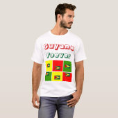 T-shirts du slogan guyanais (Devant entier)