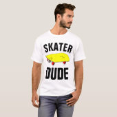 T-shirts DUDE SKATEBOARDER (Devant entier)