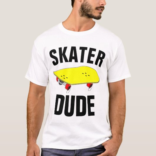 T-shirts DUDE SKATEBOARDER (Devant)