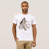 T-shirts d'usage de danse de chaussures de ballet (Devant entier)