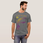 T-shirts éclectique de bonheur, longues douilles + (Devant entier)