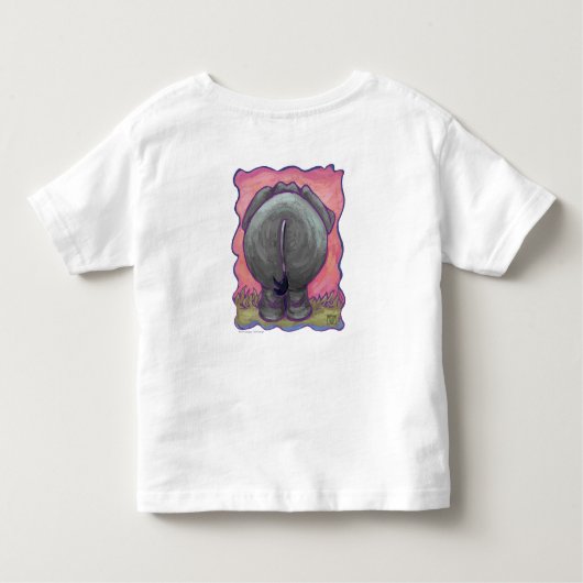 T-shirts éléphants (Dos)