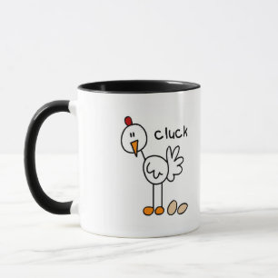 T-shirts en cadeaus met Kip Zegt Klok Mok