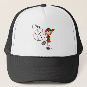 T-shirts en cadeaus voor jongens honkbal I'm 4 Trucker Pet