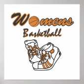 T-shirts en cadeautjes voor dames in Basketball Poster (Voorkant)