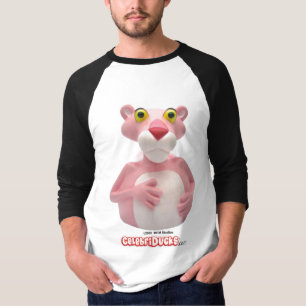T-shirts en caoutchouc de canard de panthère rose