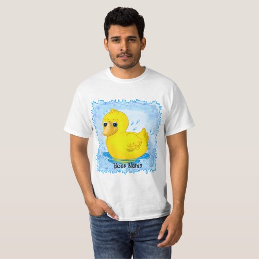 T-shirts en caoutchouc jaune (Devant entier)