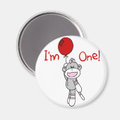 T-shirts en Giften van de Verjaardag van de Aap va Magneet (Voorkant / Achterkant)