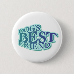 T-shirts en Giften van de Vriend van de hond de de Ronde Button 5,7 Cm