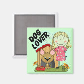 T-shirts en Giften van het Meisje van het Magneet (Voorkant / Achterkant)