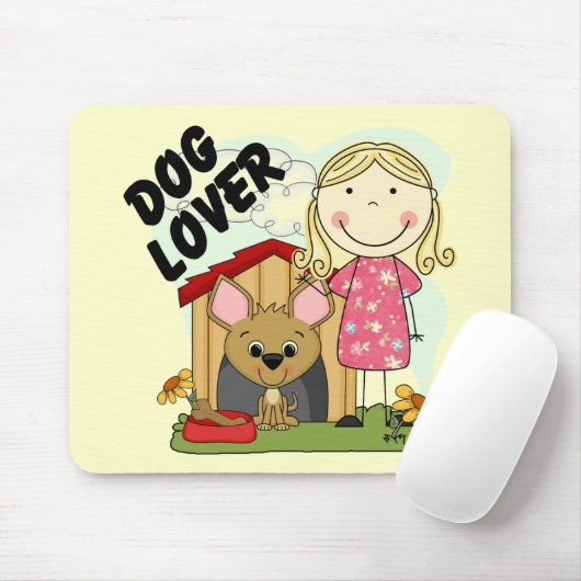 T-shirts en Giften van het Meisje van het Muismat (Met muis)