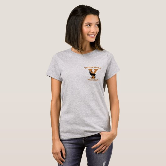 t-shirts en pierre jaune (Devant entier)