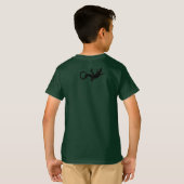 T-shirts en reptielende Shirten van lizard Art Kin (Achterkant volledig)