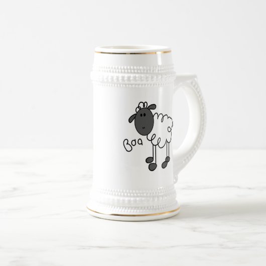 T-shirts en schenkingen op de kruk bierpul (Voorkant rechts)